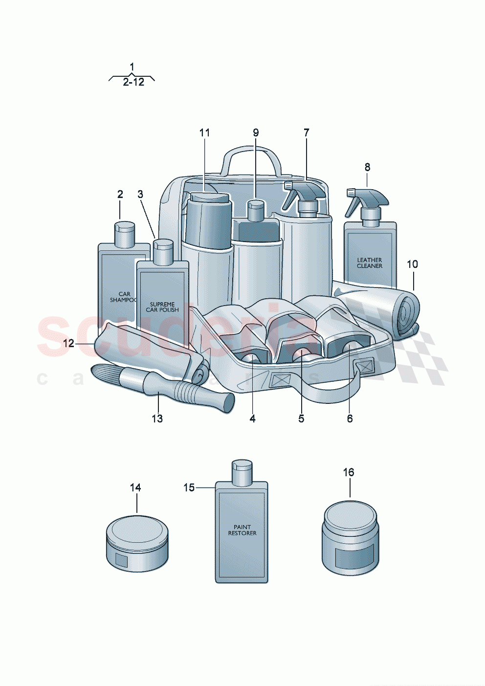 Genuine accessories Wash set of Bentley Bentley New Continental Convertible (2019-2024)