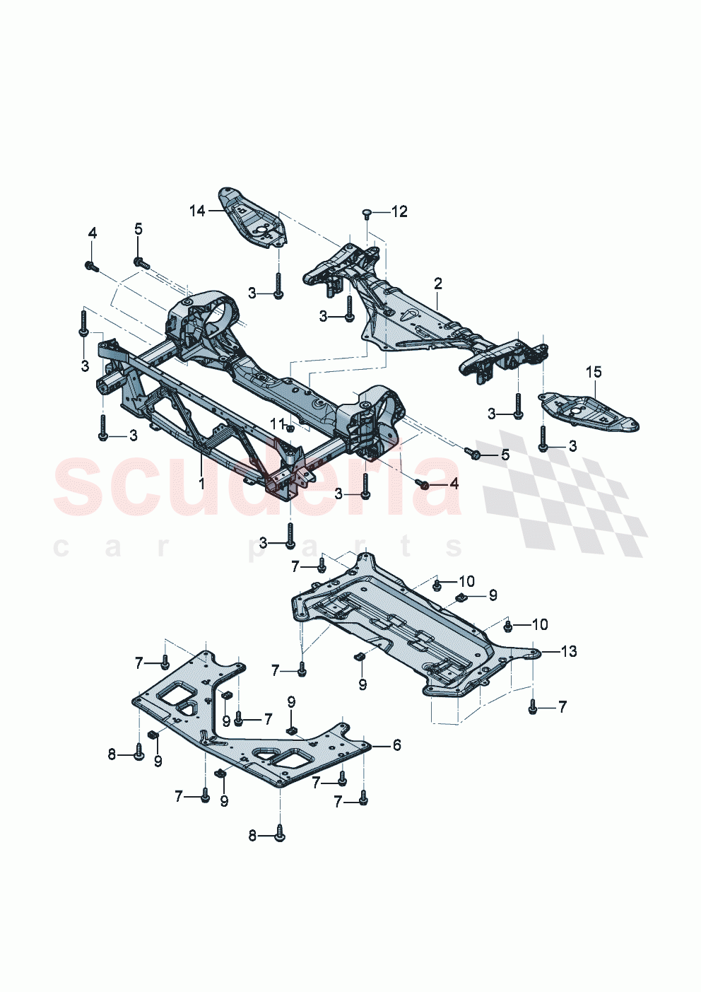 Support frame of Bentley Bentley New Continental Convertible (2019-2024)