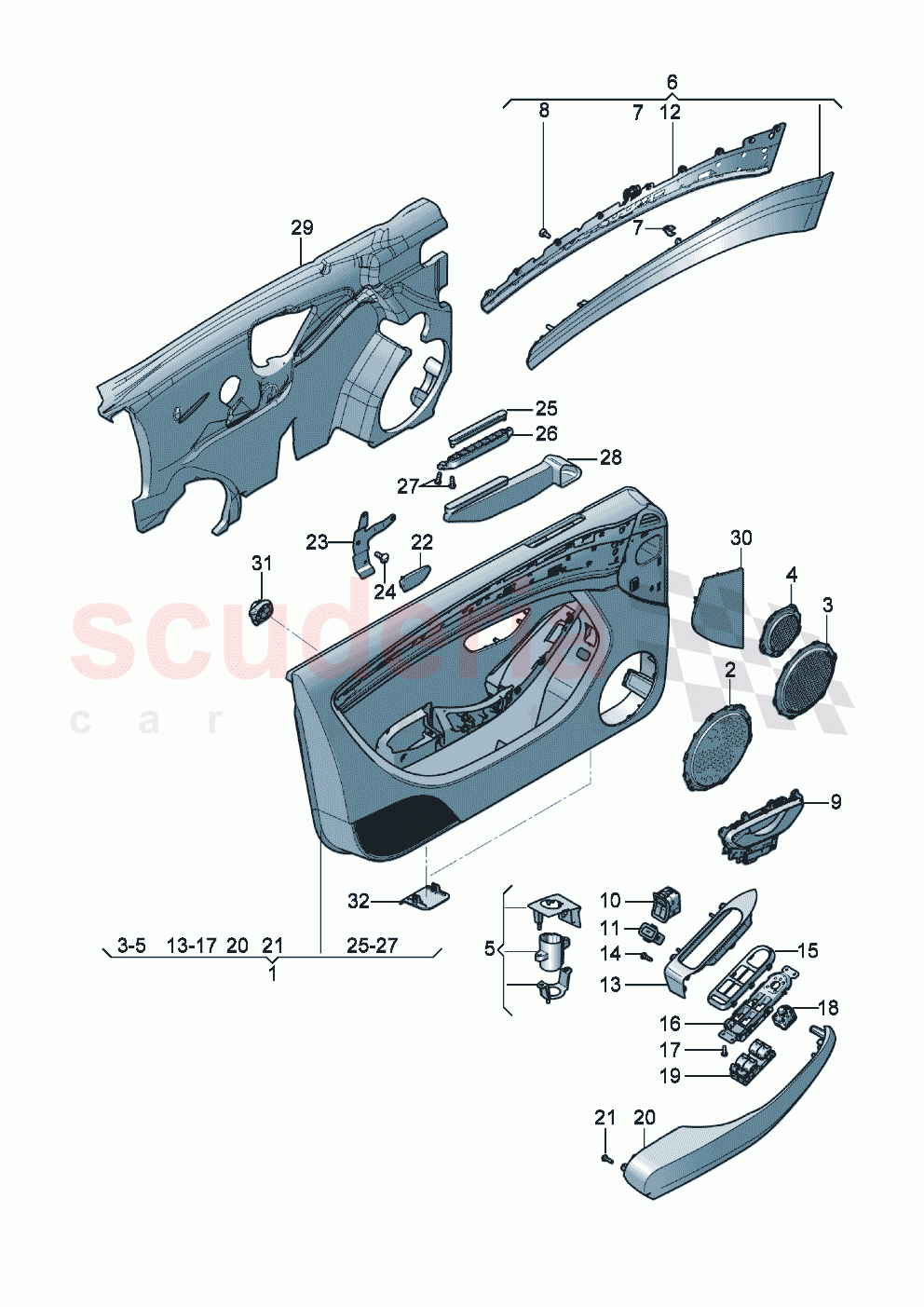 door panel of Bentley Bentley New Continental GT (2019-2024)