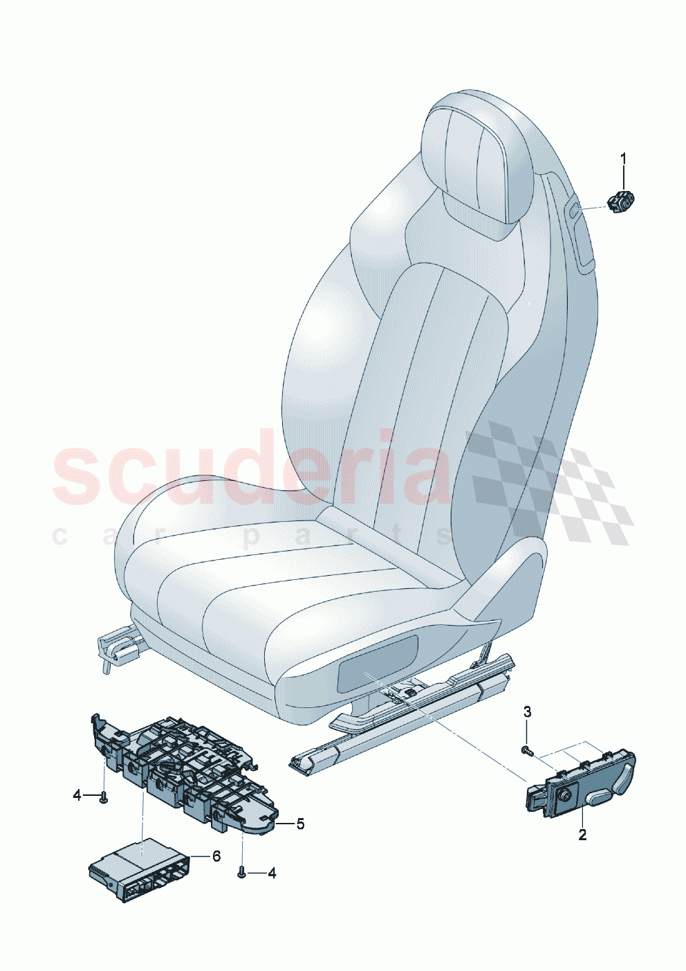Electrical parts Seat of Bentley Bentley New Continental GT (2019-2024)