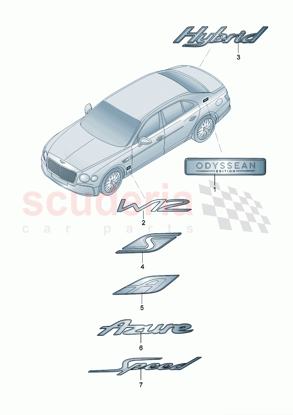 Badges D - MJ 2023>> - MJ 2023 of Bentley Bentley New Flying Spur (2020-2024)