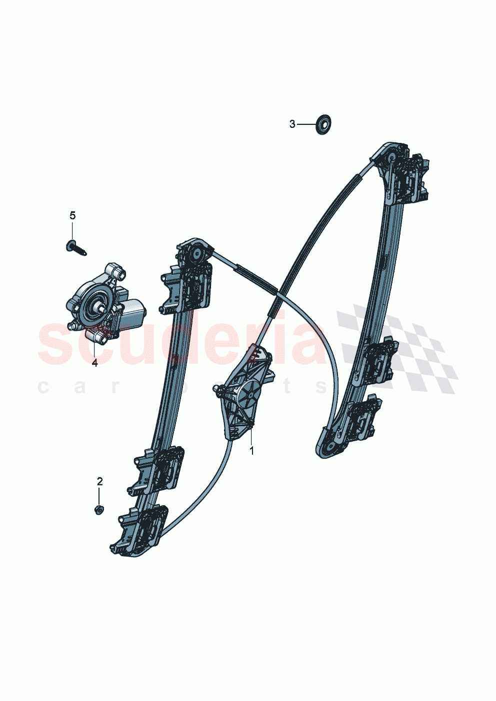 Window regulator of Bentley Bentley New Flying Spur (2020-2024)
