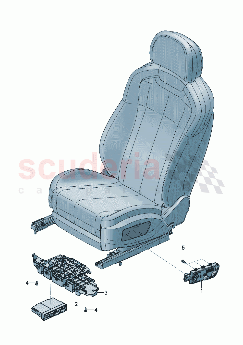 Electrical parts seat of Bentley Bentley New Flying Spur (2020-2024)
