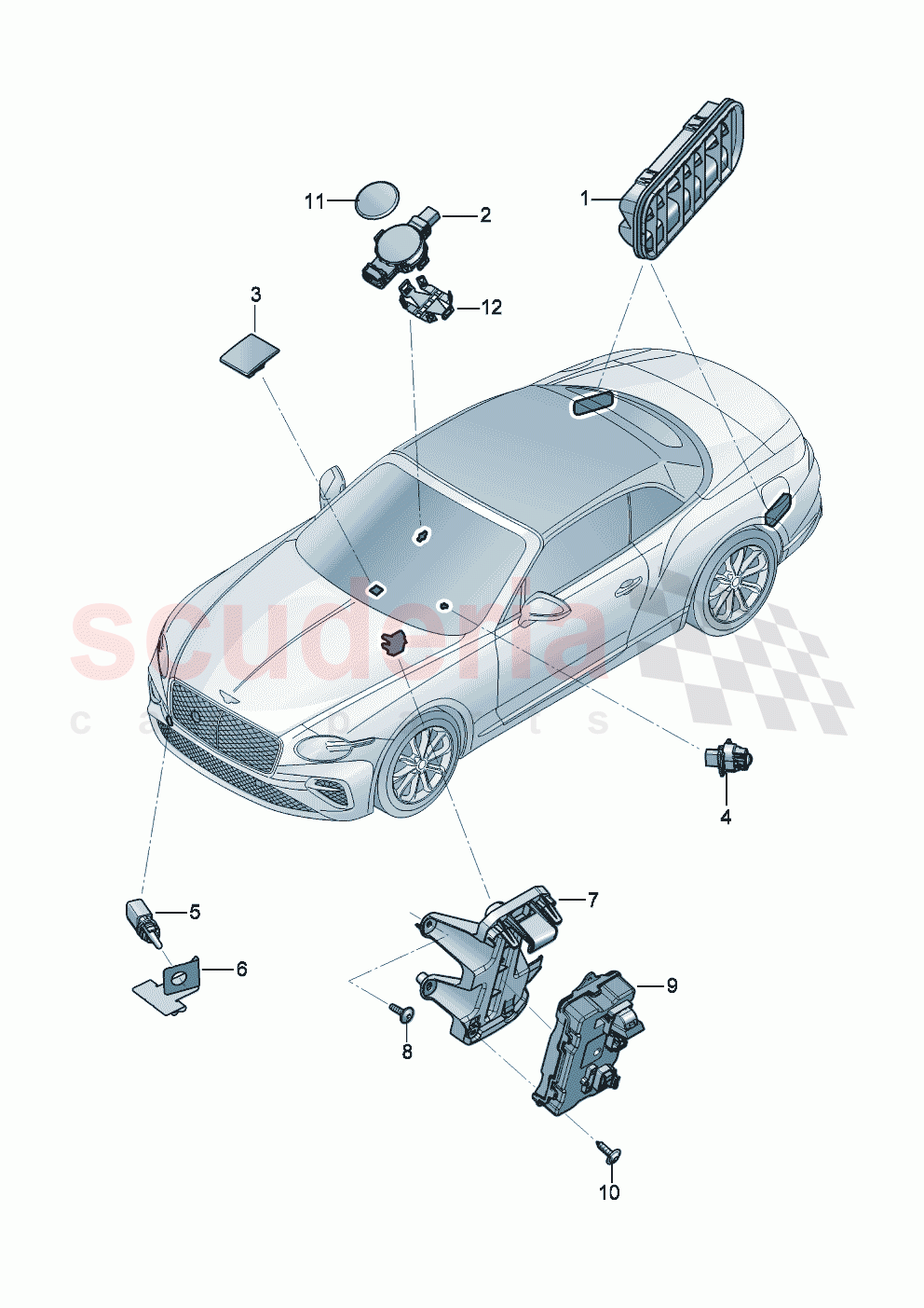 Air conditioning additional equipment of Bentley Bentley New Continental Convertible (2025-2026)