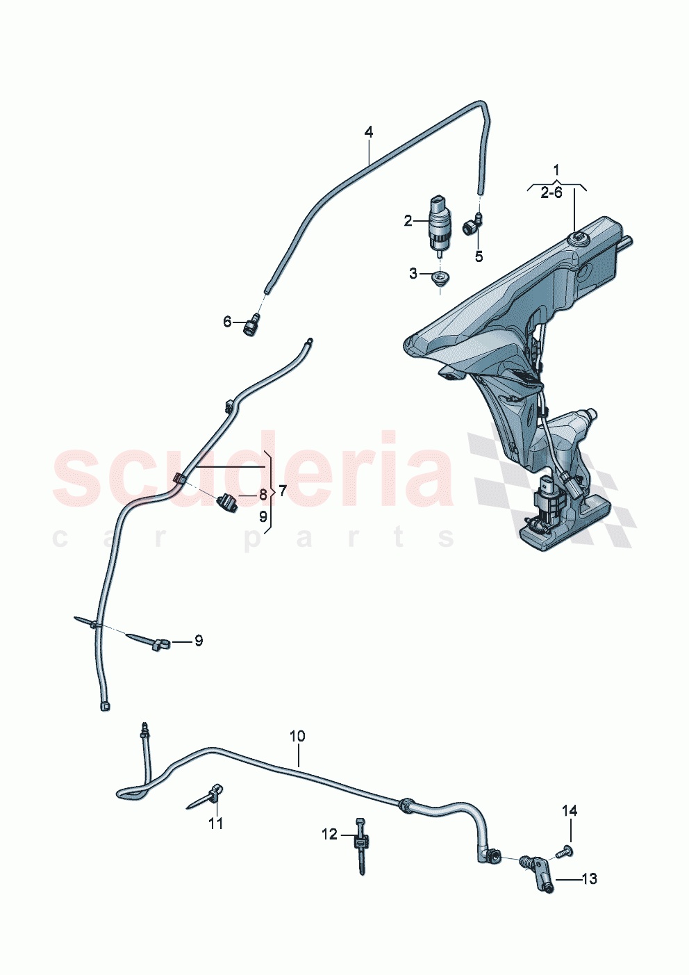 Washing and wiping system Camera for night-vision system of Bentley Bentley New Continental Convertible (2025-2026)