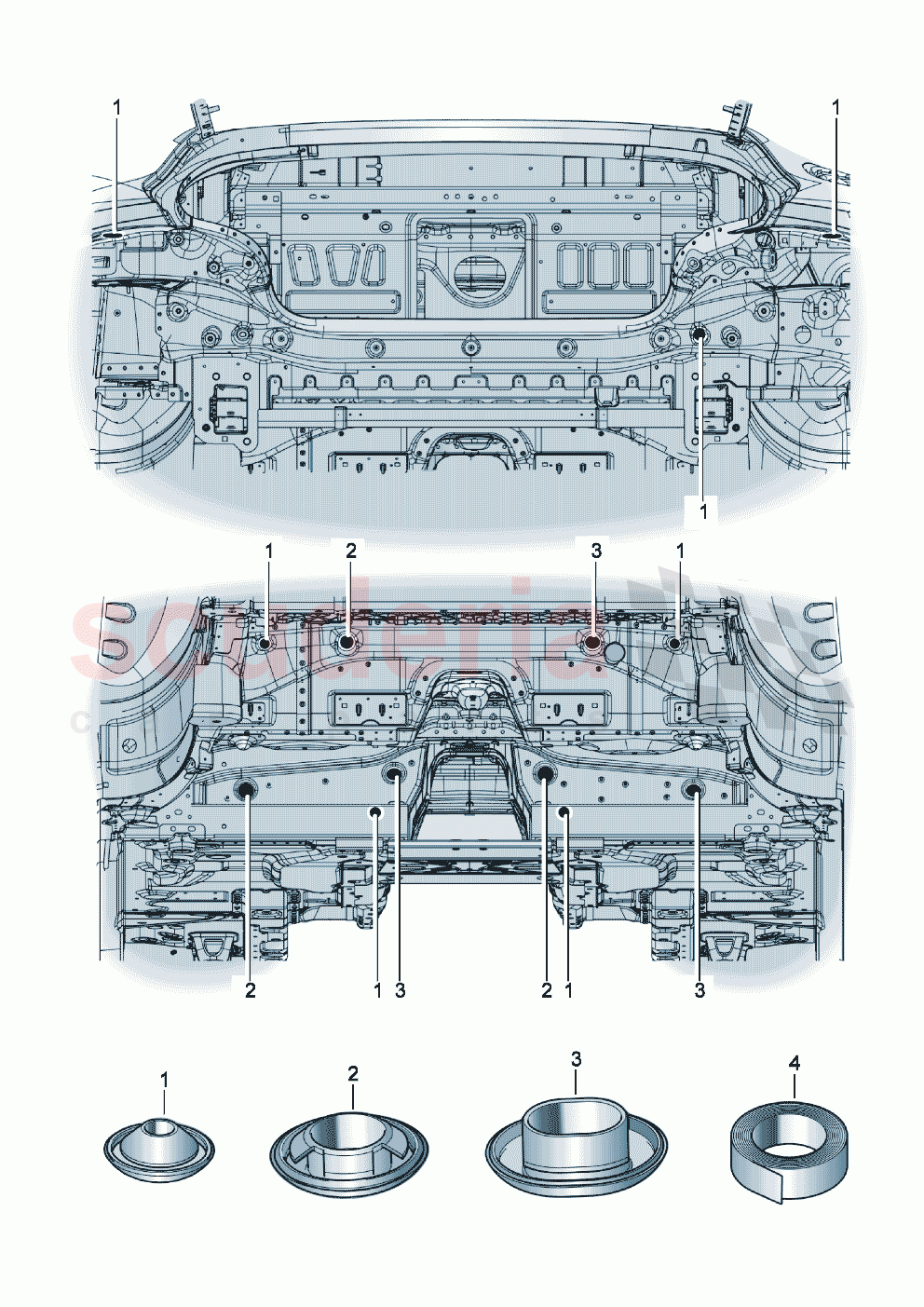 Bungs Rear compartment area of Bentley Bentley New Continental Convertible (2025-2026)