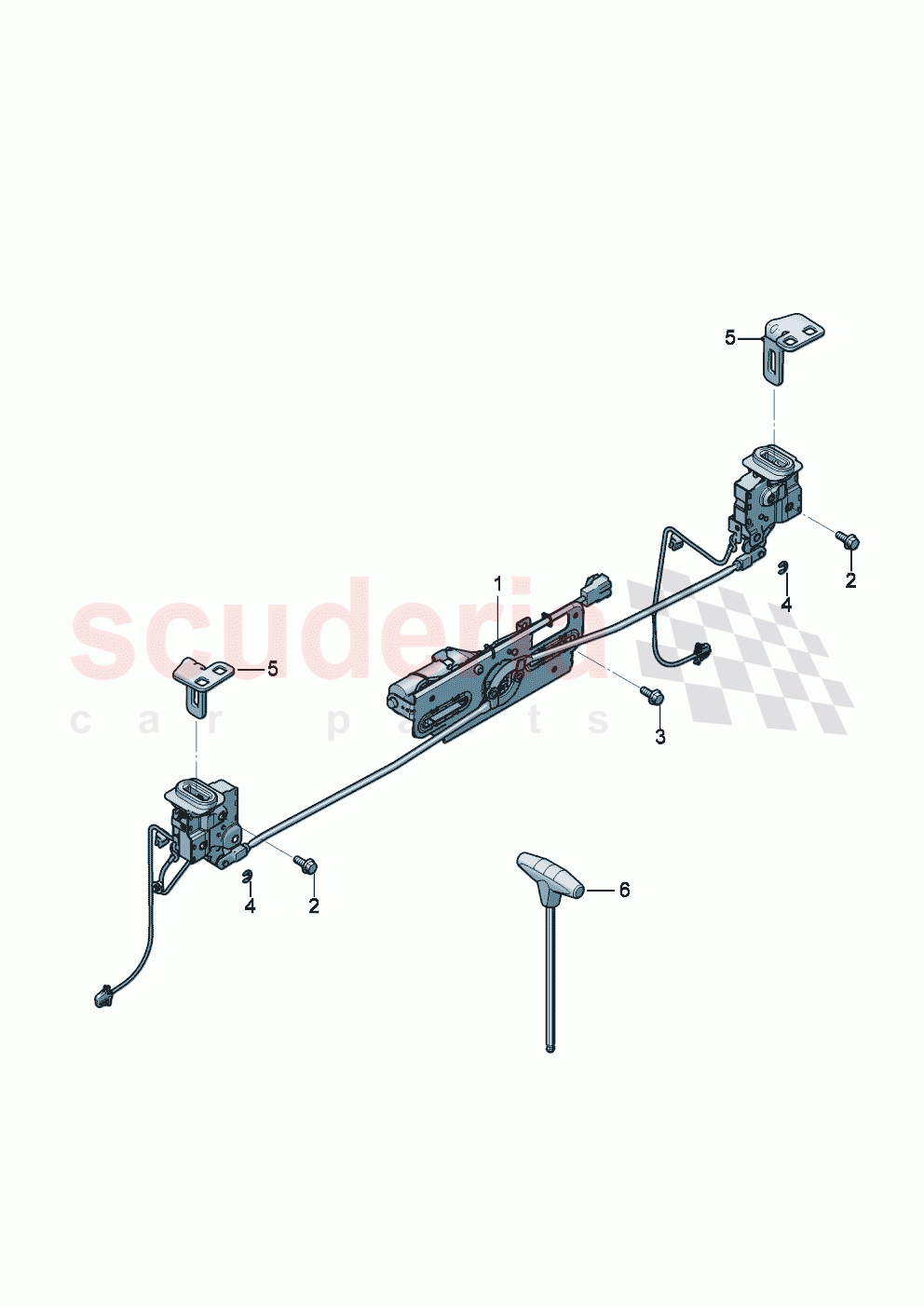 latch Cover for convertible roof box of Bentley Bentley New Continental Convertible (2025-2026)