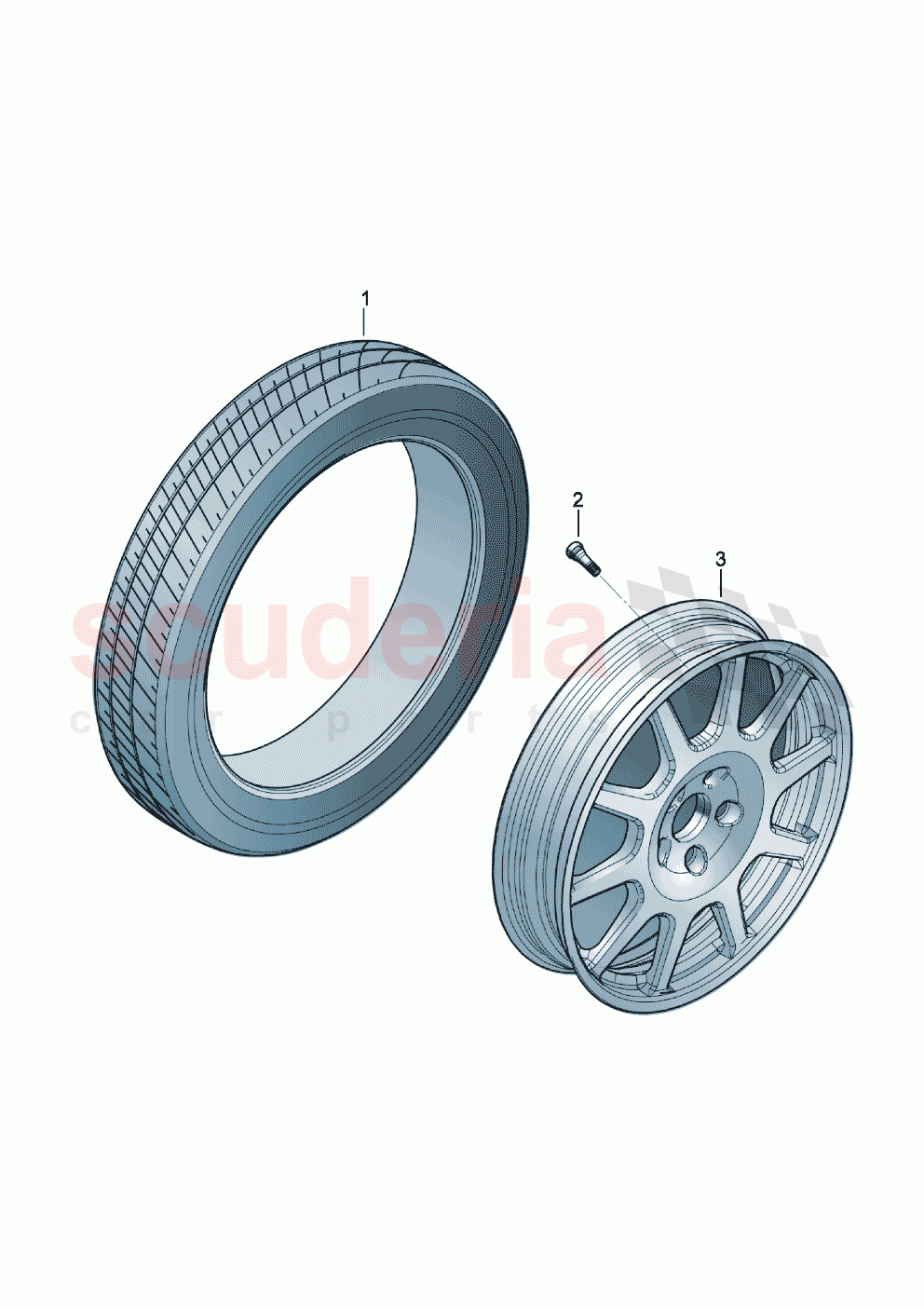 for models with space-saving temporary spare wheel of Bentley Bentley New Continental Convertible (2025-2026)