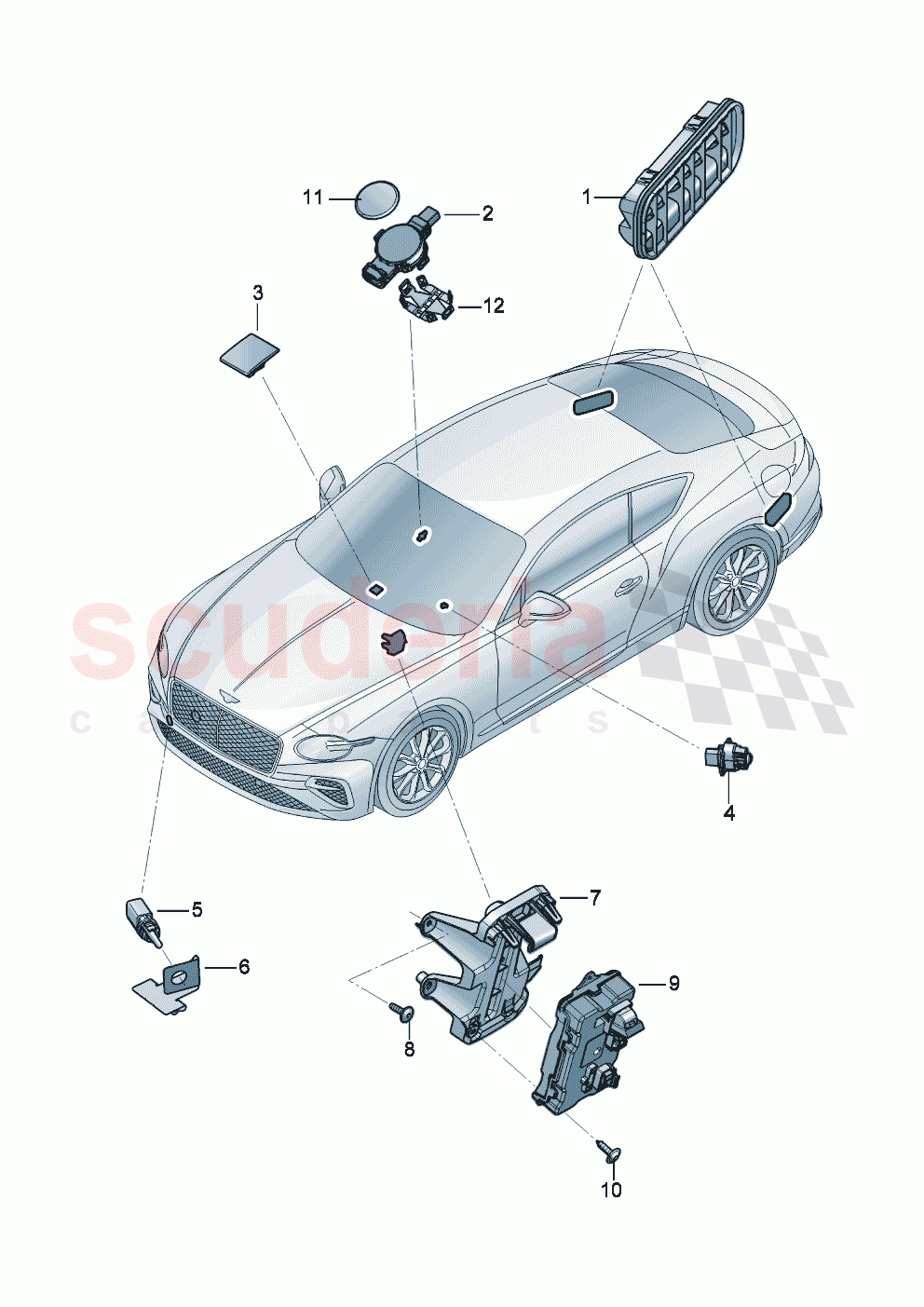 Air conditioning additional equipment of Bentley Bentley New Continental GT (2025-2026)