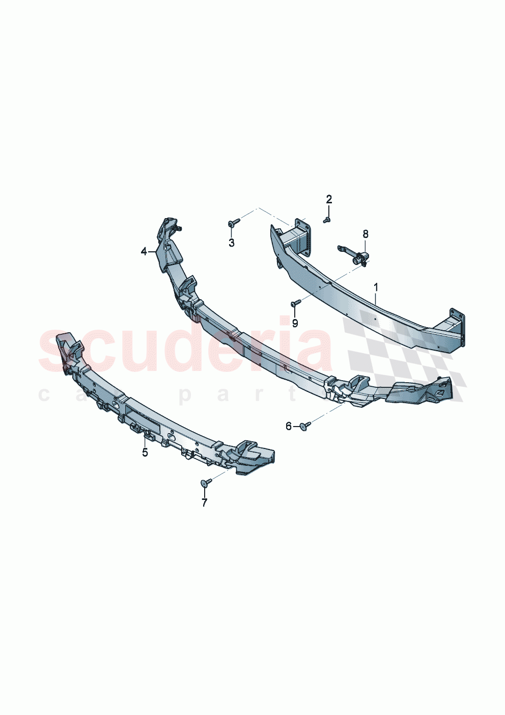 Bumper carrier of Bentley Bentley New Continental GT (2025-2026)