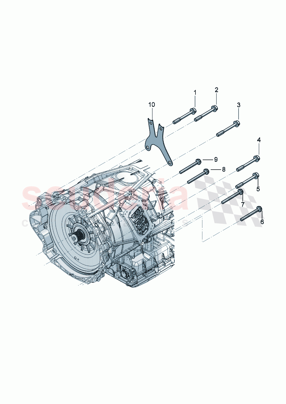 Assembly parts for engine and gearbox of Bentley Bentley New Continental GT (2025-2026)
