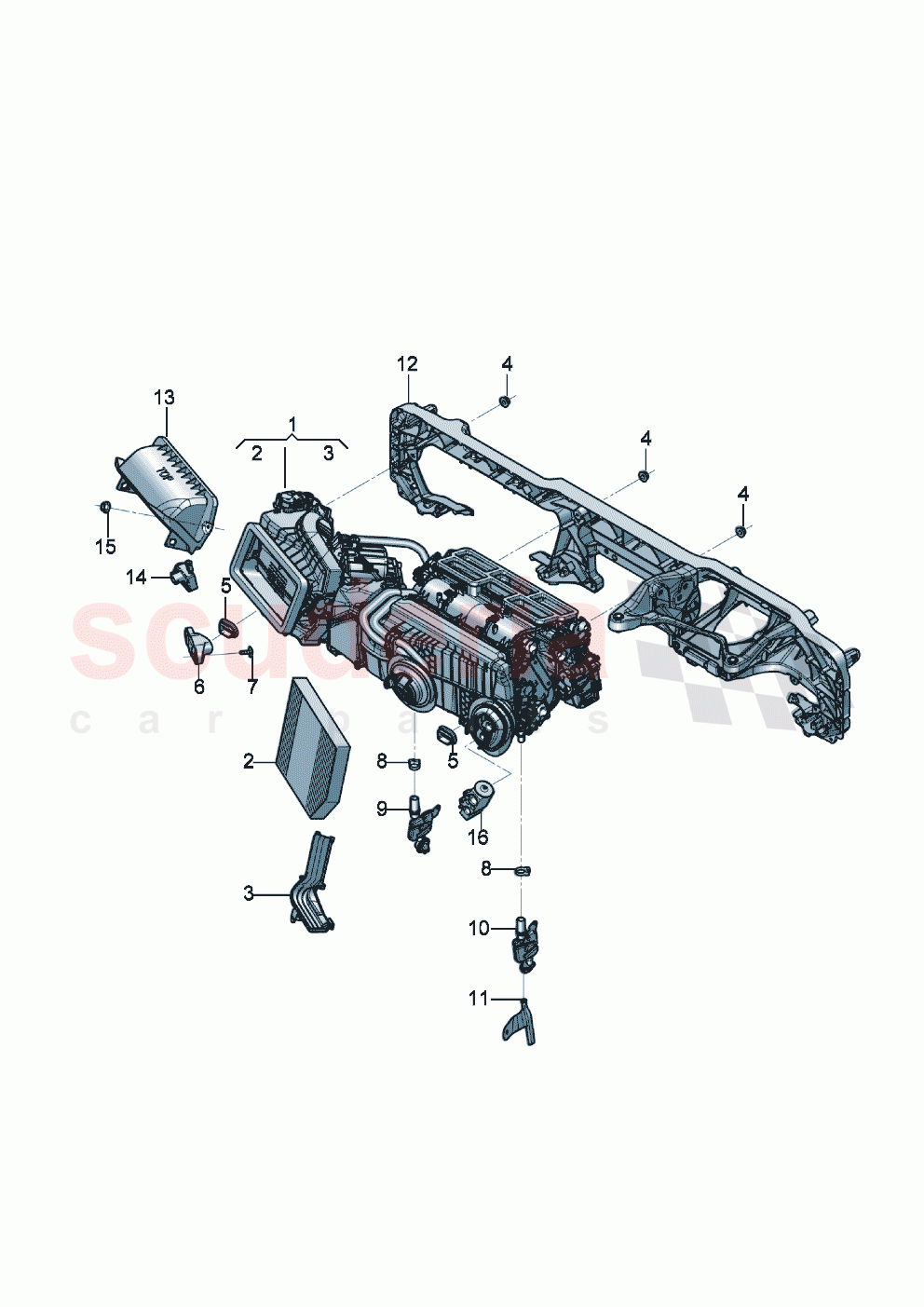 Air-conditioning system with electronic regulation of Bentley Bentley New Flying Spur (2025-2026)