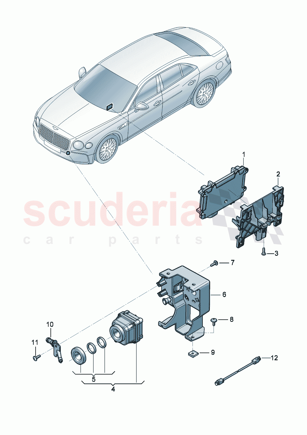 Camera for night-vision system of Bentley Bentley New Flying Spur (2025-2026)