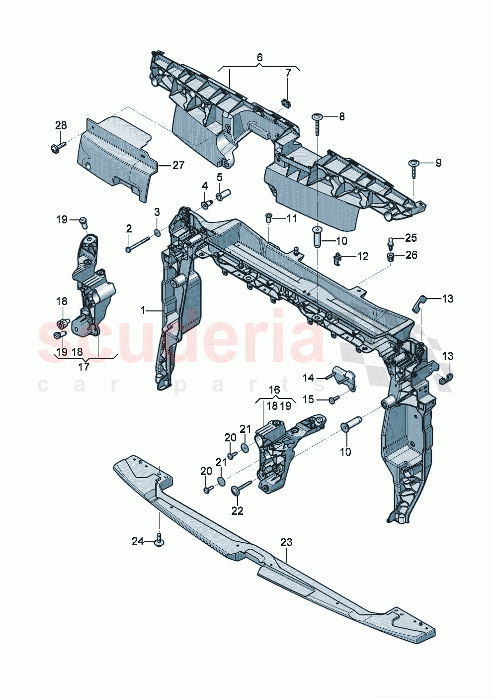 Front end section of Bentley Bentley New Flying Spur (2025-2026)
