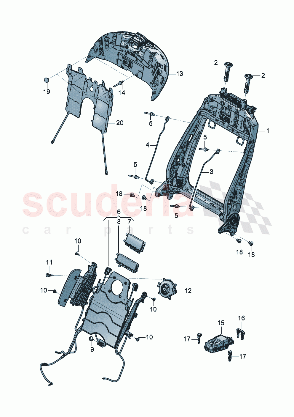 Backrest of Bentley Bentley New Flying Spur (2025-2026)