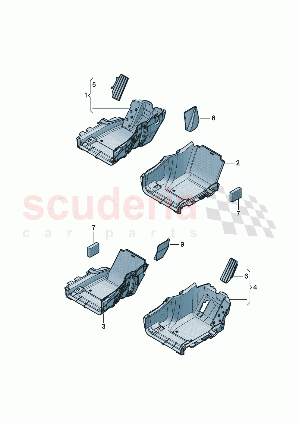 floor covering of Bentley Bentley New Flying Spur (2025-2026)