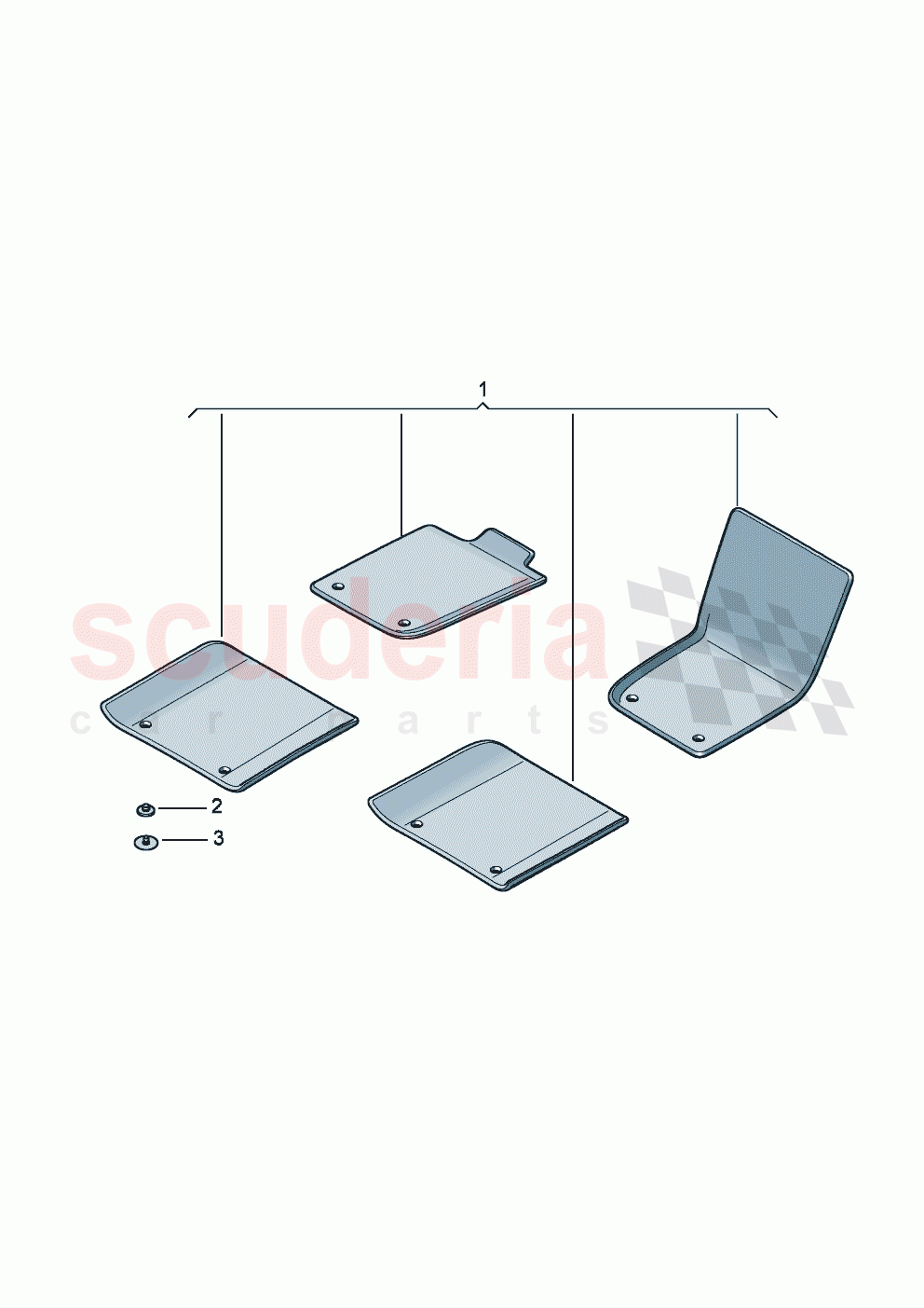 Floor mat of Bentley Bentley New Flying Spur (2025-2026)