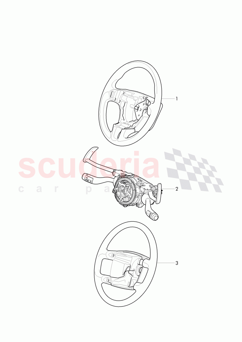 Original Accessories, for vehicles with 4-spoke, steering wheel, for vehicles with 3-spoke, steering wheel of Bentley Bentley Continental GT (2011-2018)