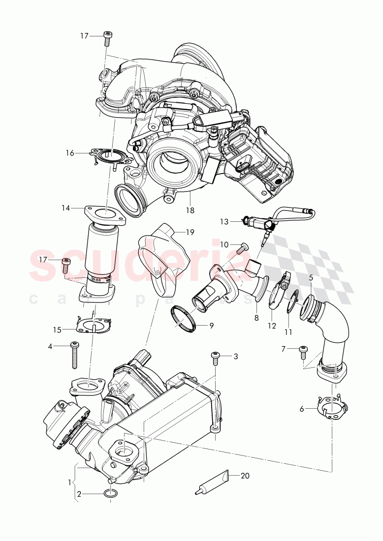 exhaust recirculation of Bentley Bentley Bentayga (2015-2020)