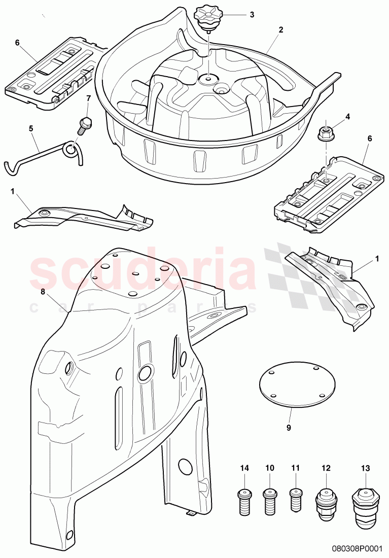 wheel housing of Bentley Bentley Continental GT (2003-2010)