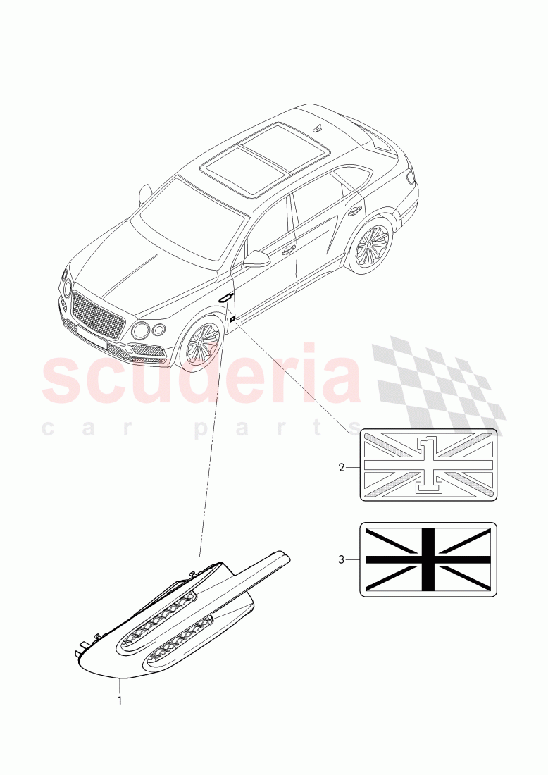 cooling air grill, Badges, D >> - MJ 2017 of Bentley Bentley Bentayga (2015-2020)