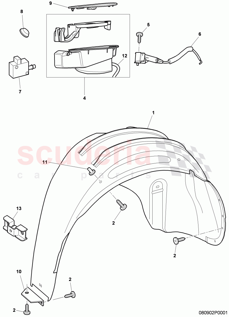 fuel filler door of Bentley Bentley Continental Supersports (2009-2011)