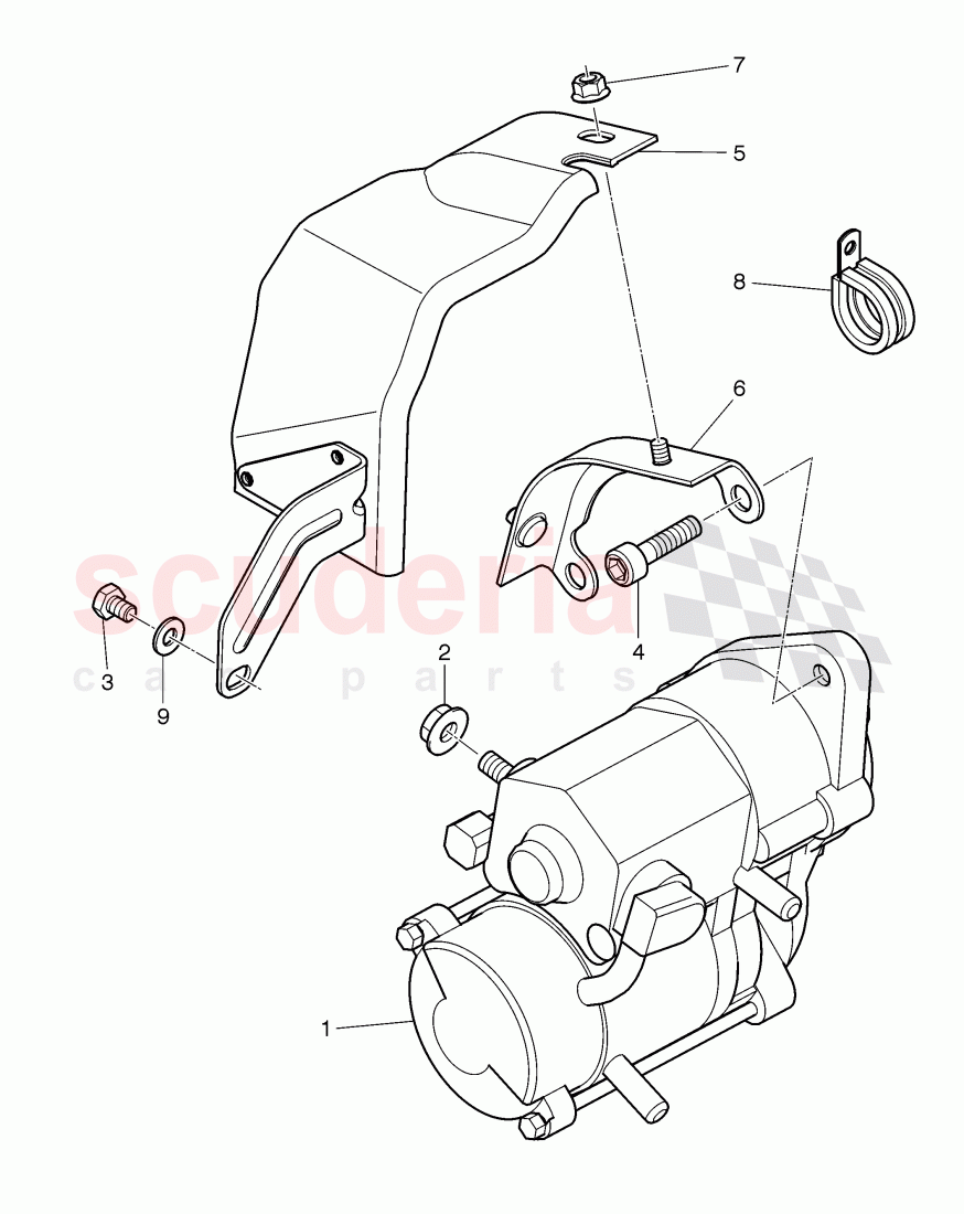 starter and single parts of Bentley Bentley Mulsanne (2010+)