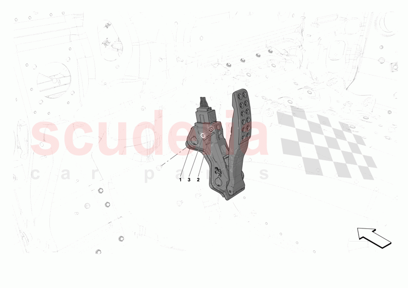 ACCELERATOR CONTROL of Ferrari Ferrari 12Cilindri