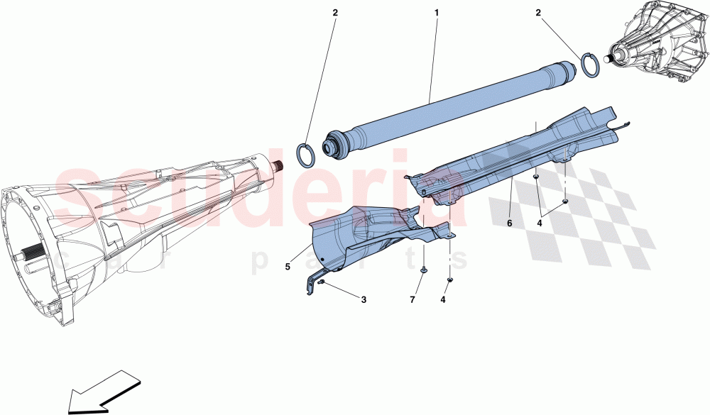 TRANSMISSION PIPE of Ferrari Ferrari GTC4Lusso