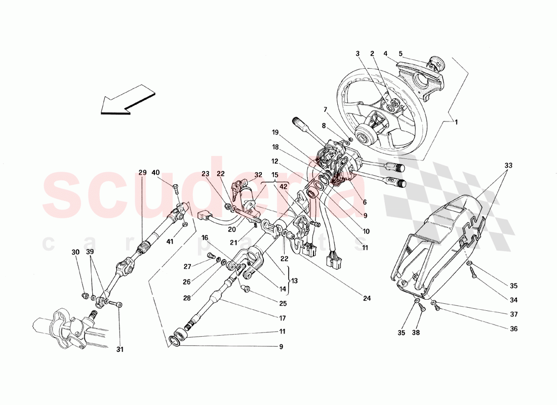 Steering Column of Ferrari Ferrari 348 TS (1993)
