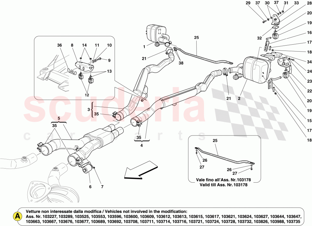 SILENCERS of Ferrari Ferrari California (2012-2014)