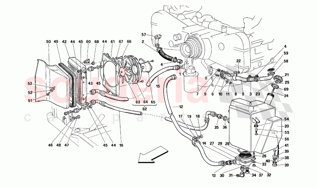 Lubrication of Ferrari Ferrari 512 TR