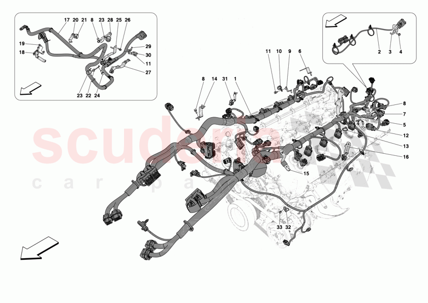 ENGINE ELECTRICAL SYSTEM of Ferrari Ferrari 12Cilindri Spider