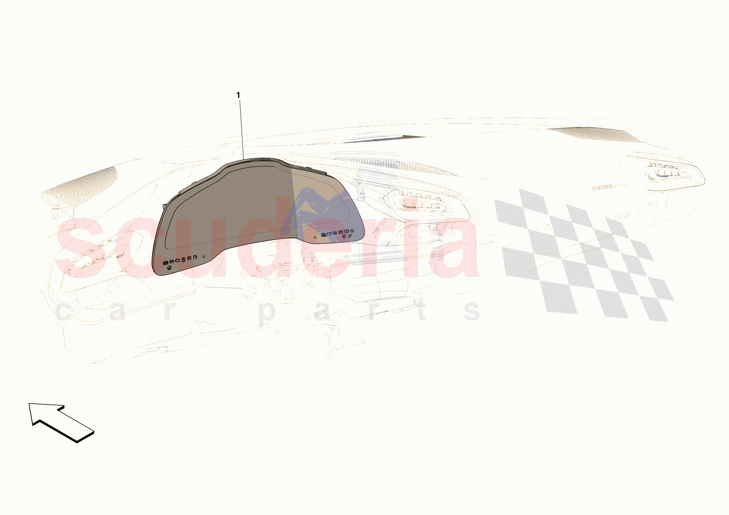 INSTRUMENTATION of Ferrari Ferrari 296 GTB Europe RH