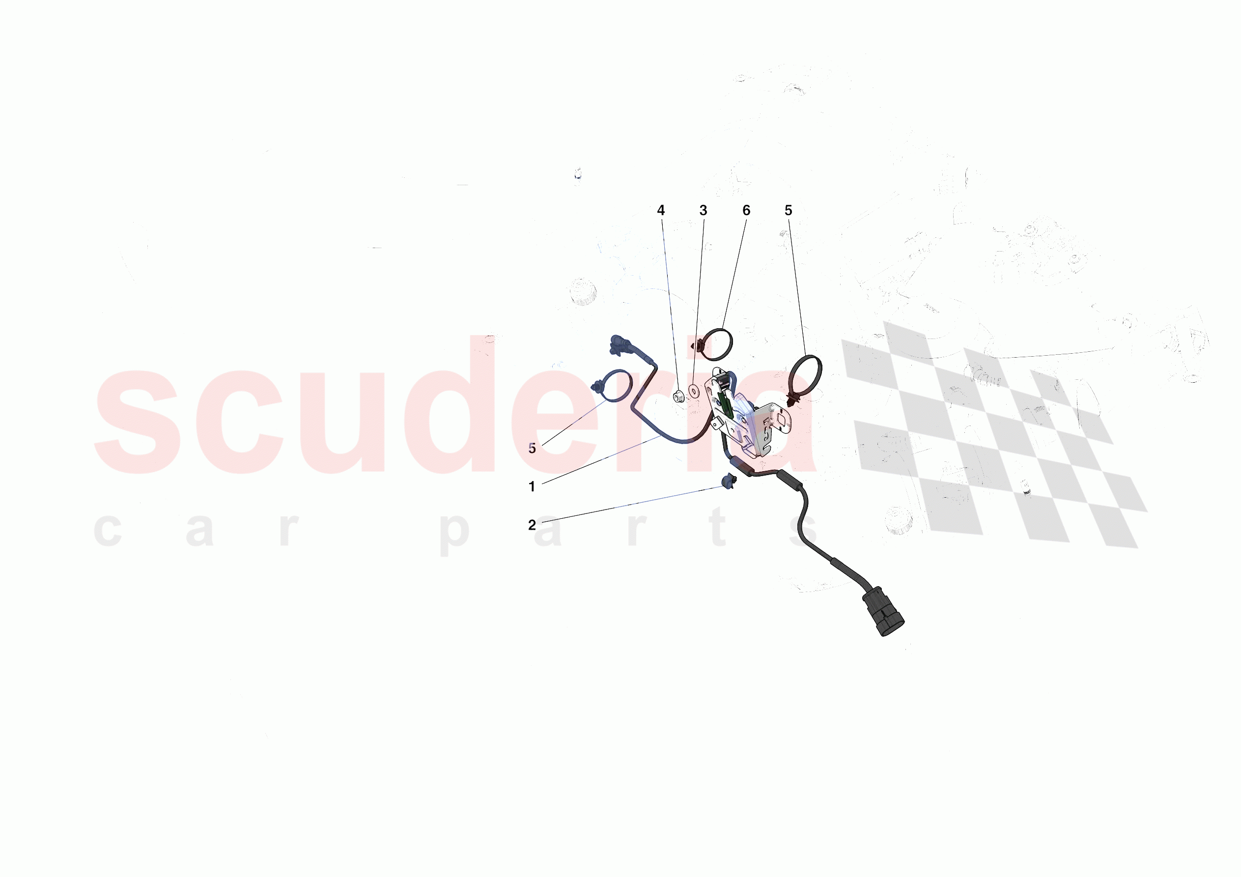 REAR LID LOCK of Ferrari Ferrari 488 Pista Spider Europe