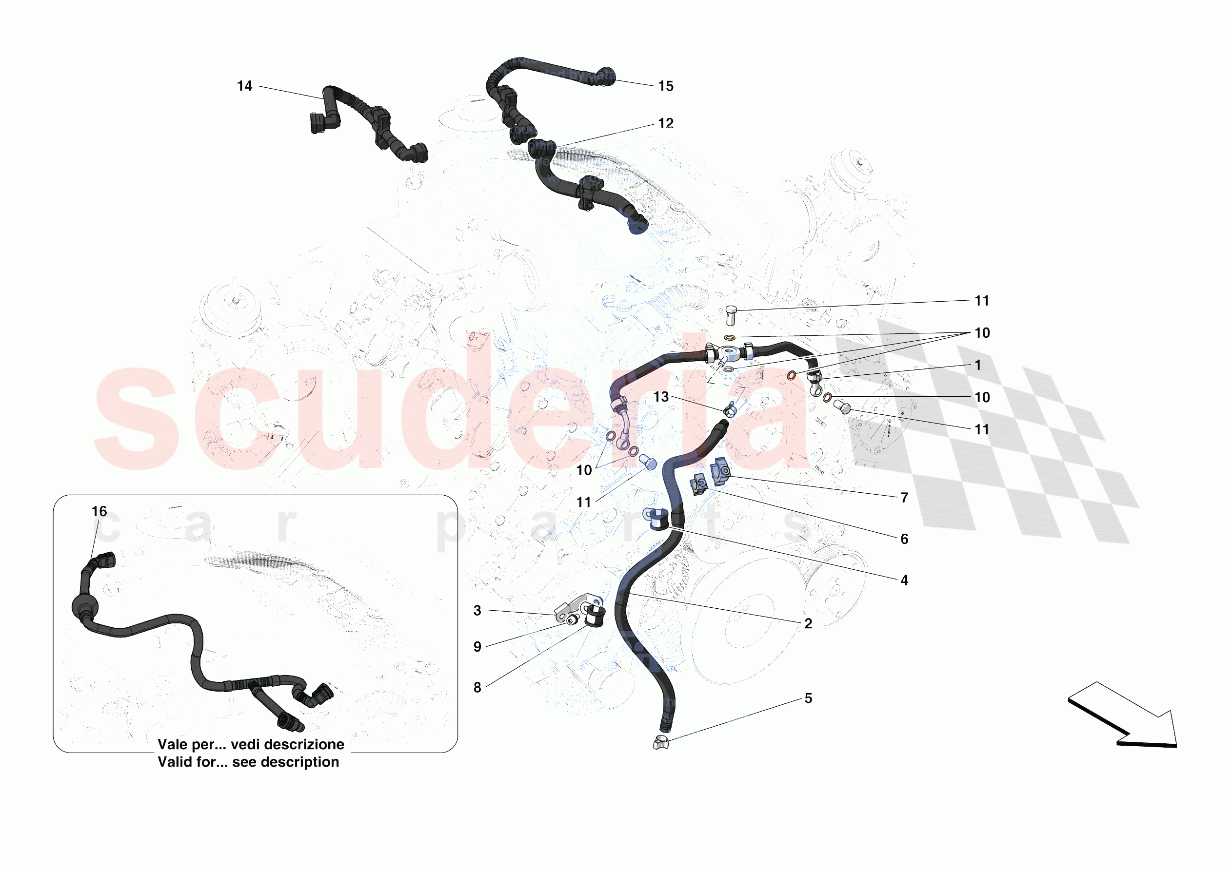VENTS of Ferrari Ferrari 488 Pista Spider Europe RH