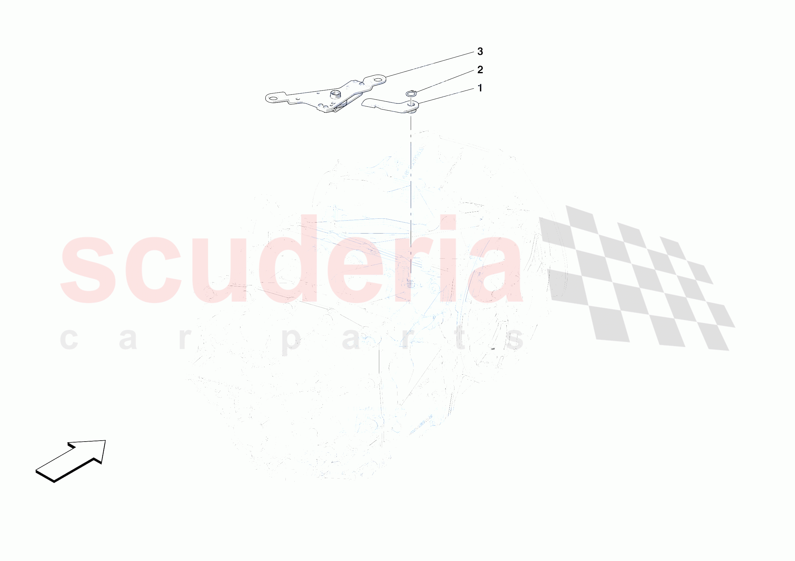 EXTERNAL GEARBOX CONTROLS of Ferrari Ferrari 488 Pista Spider Europe RH