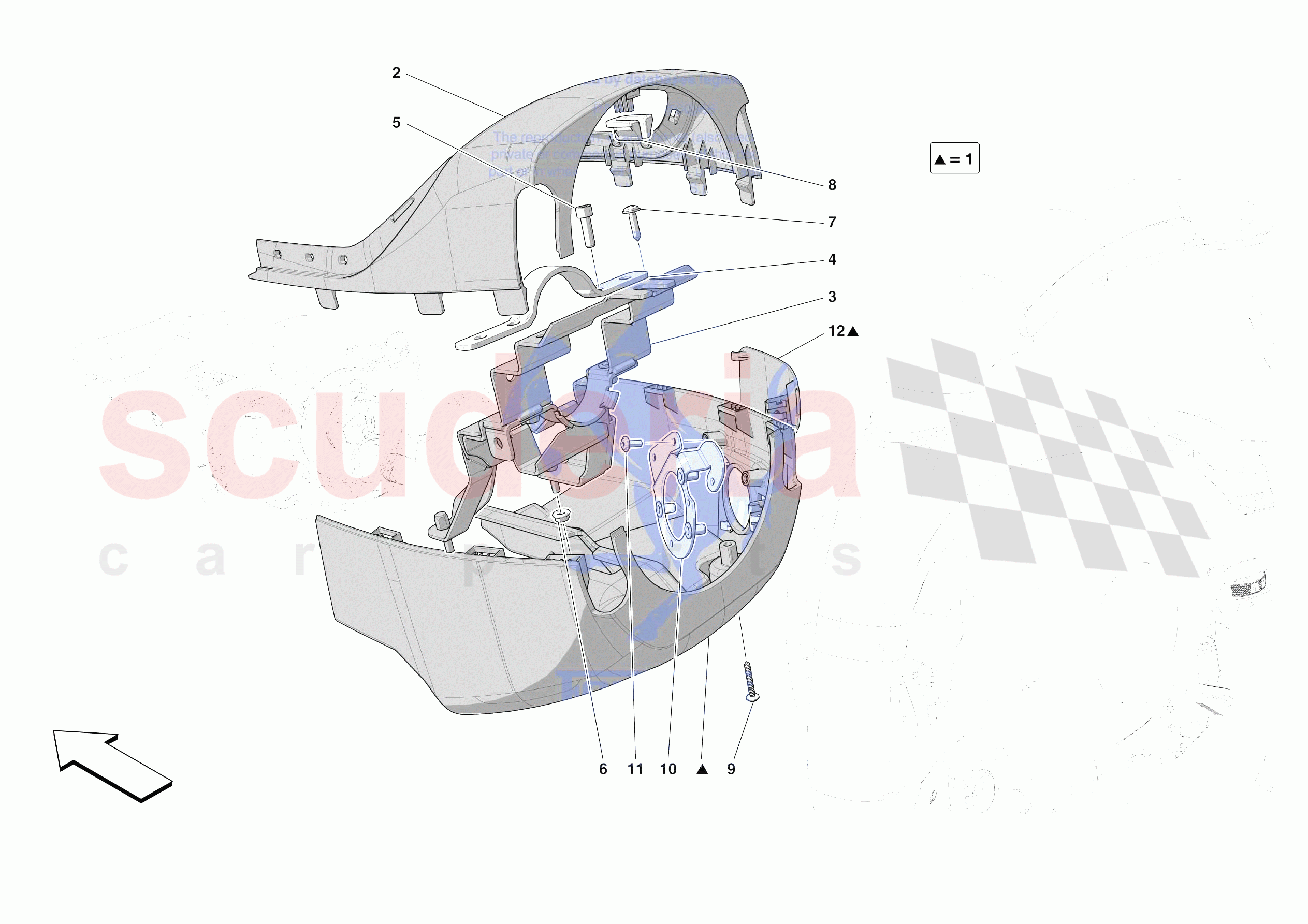 OTHER INTERIOR TRIM ELEMENTS of Ferrari Ferrari 812 Competizione A Europe