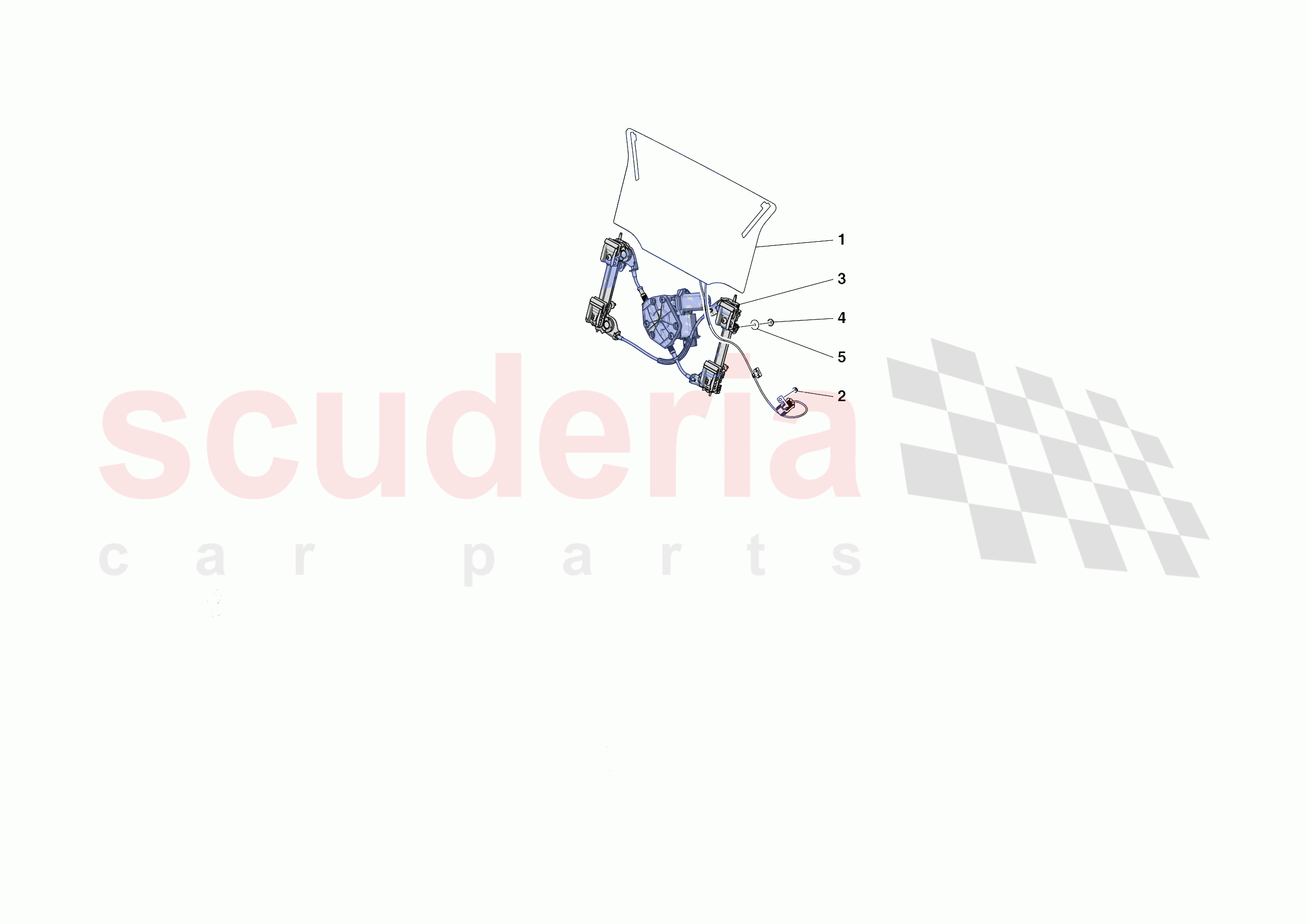 REAR SCREEN of Ferrari Ferrari 812 Competizione A Europe RH