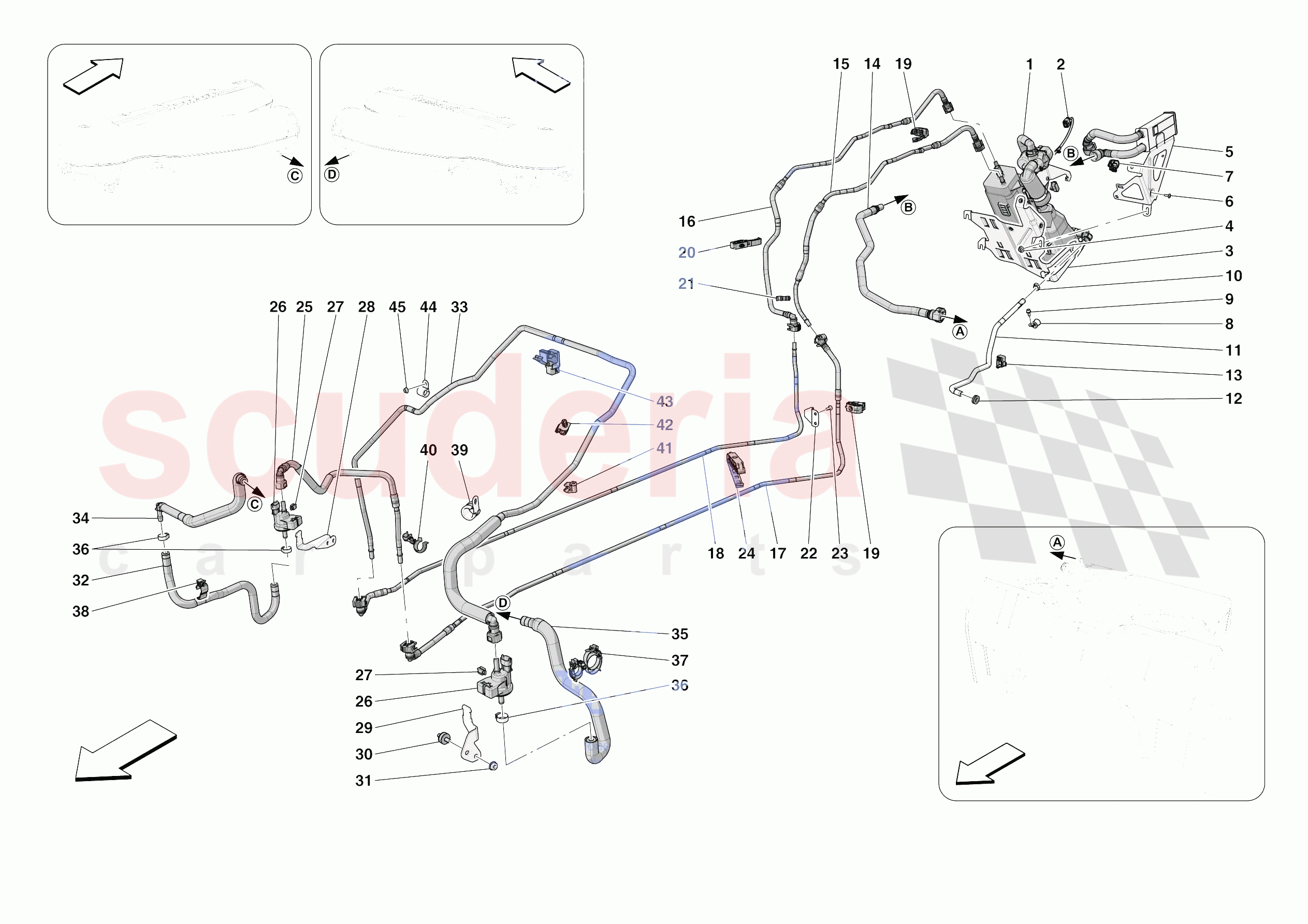EVAPORATIVE EMISSIONS CONTROL SYSTEM of Ferrari Ferrari 812 Competizione Europe