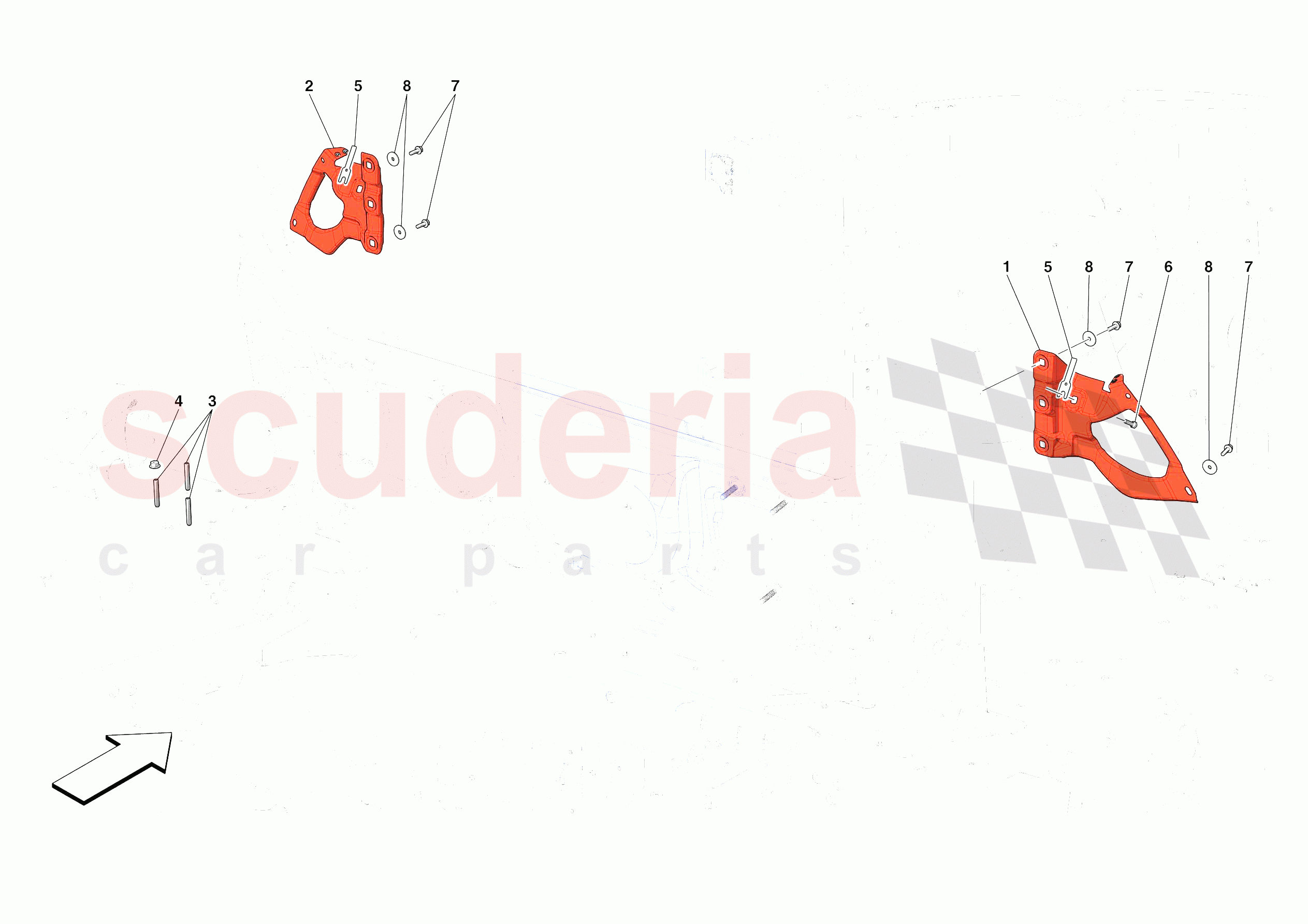 ROLLBAR of Ferrari Ferrari F8 Spider Europe RH