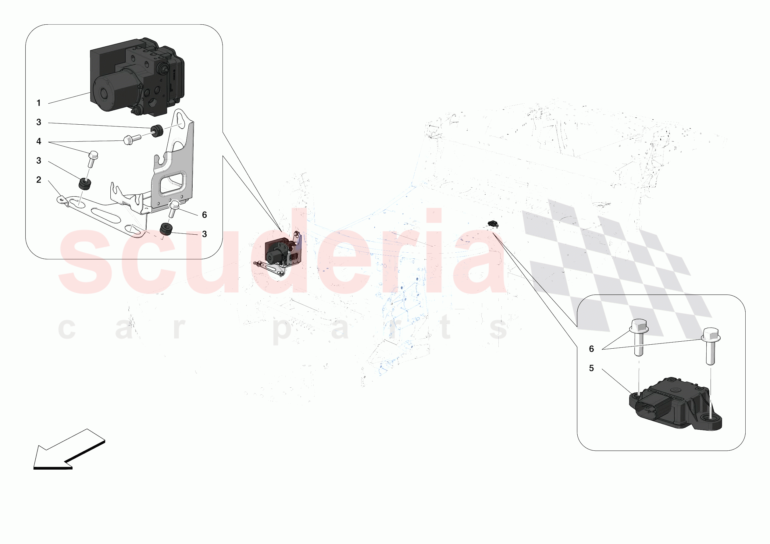 ABS ASR SYSTEM of Ferrari Ferrari F8 Tributo Europe RH