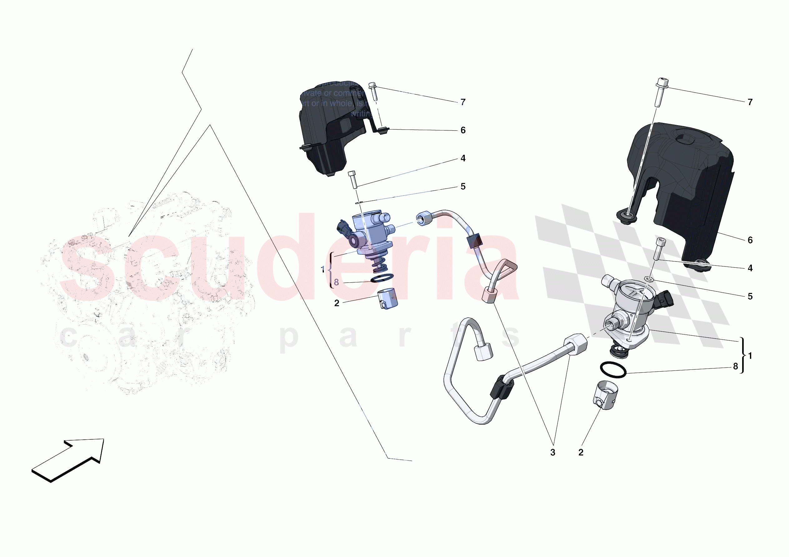 FUEL PUMPS of Ferrari Ferrari Portofino Europe