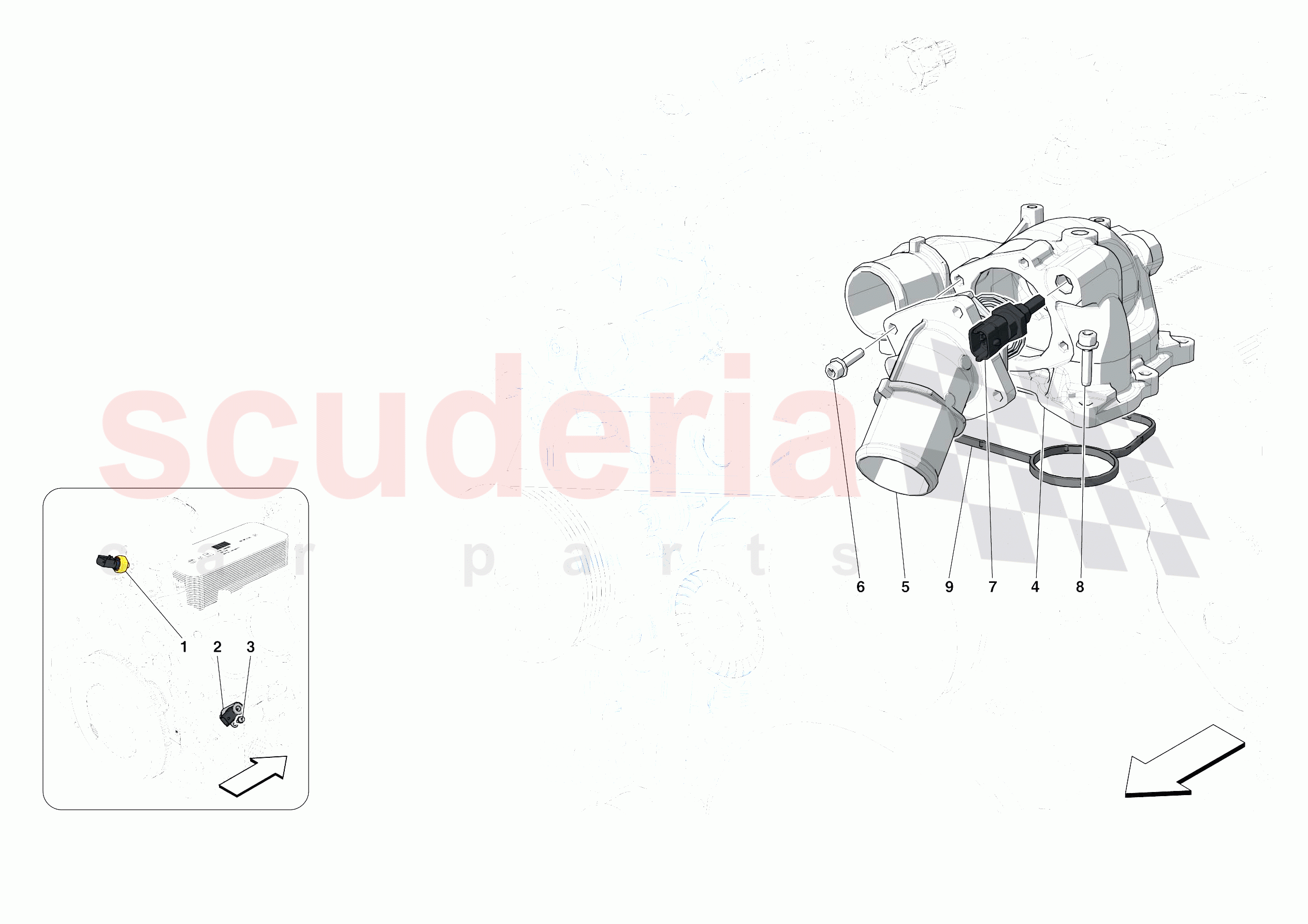 ENGINE TEMPERATURE AND PRESSURE REGULATORS of Ferrari Ferrari Portofino Europe