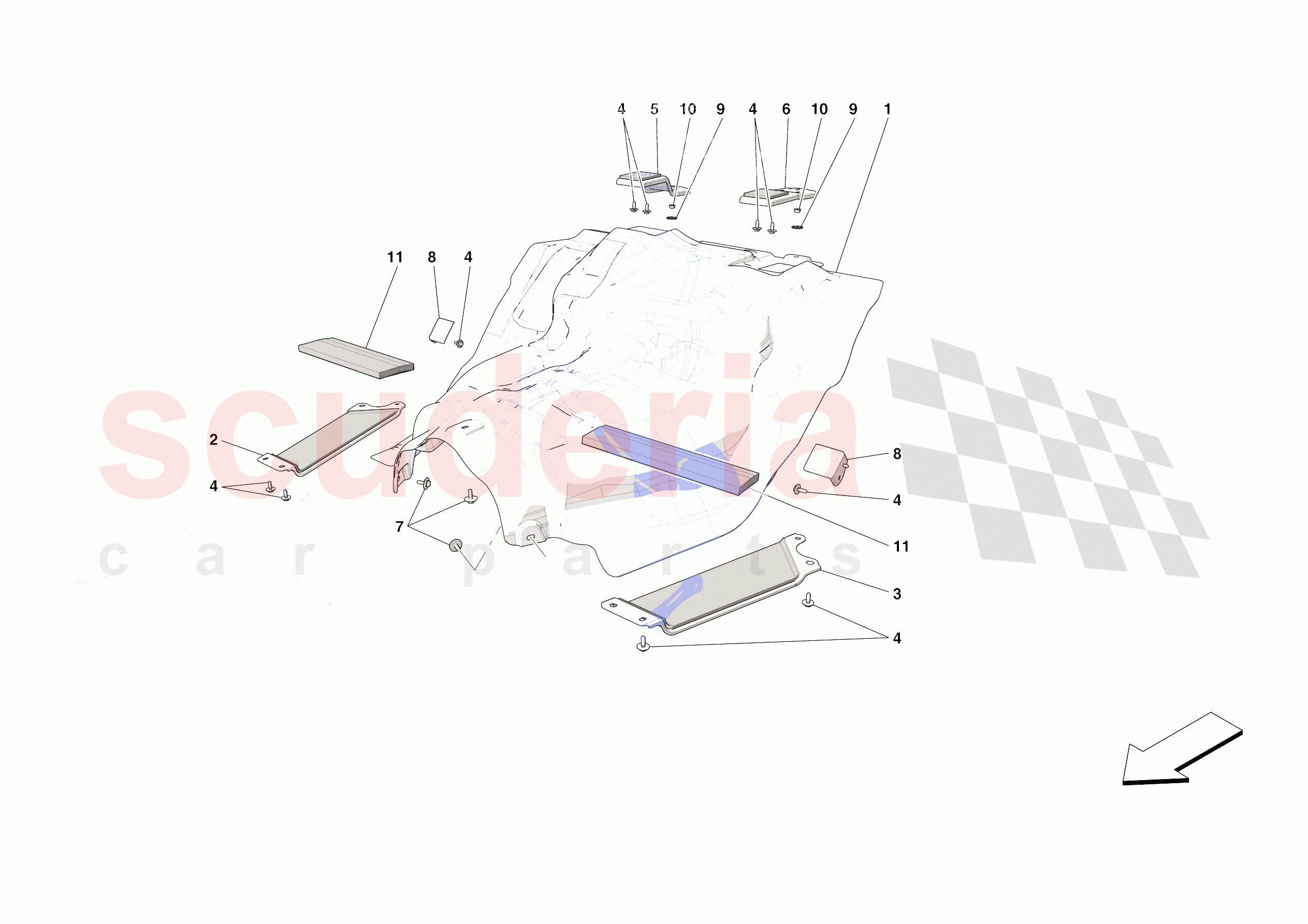 TANK MOUNTS of Ferrari Ferrari Portofino M Europe