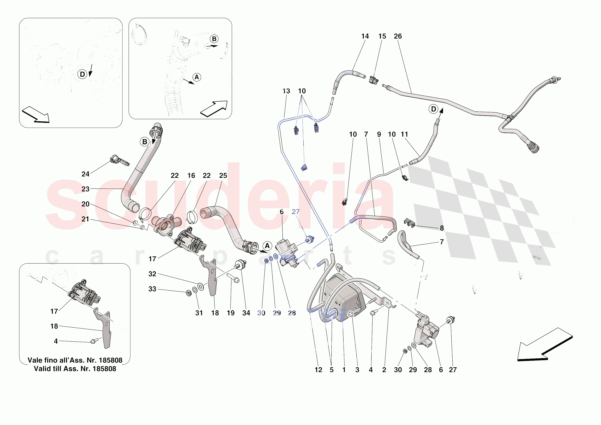 TURBOCHARGING SYSTEM ADJUSTMENTS of Ferrari Ferrari Portofino M Europe RH