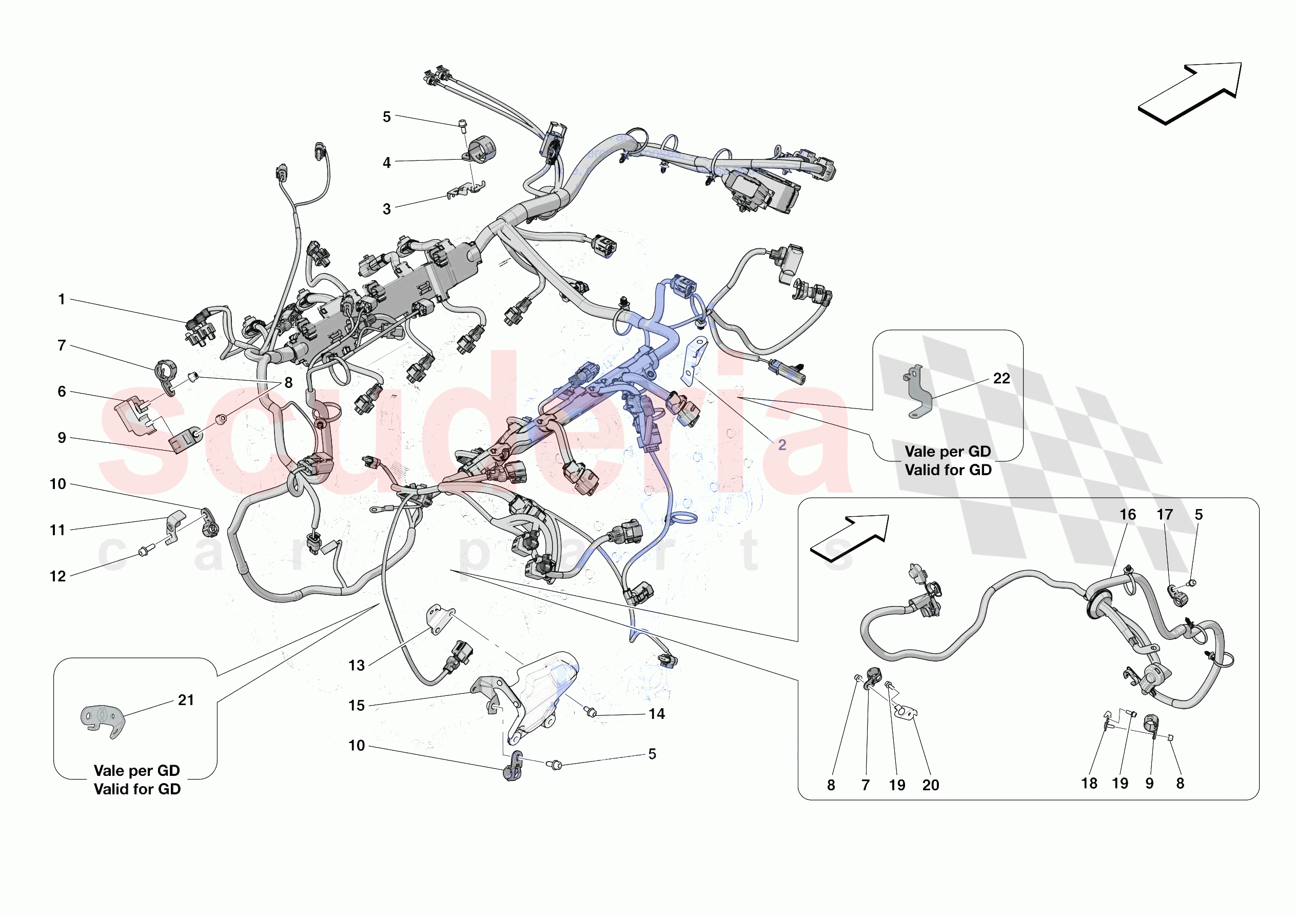 ENGINE ELECTRICAL SYSTEM of Ferrari Ferrari Roma Spider Europe