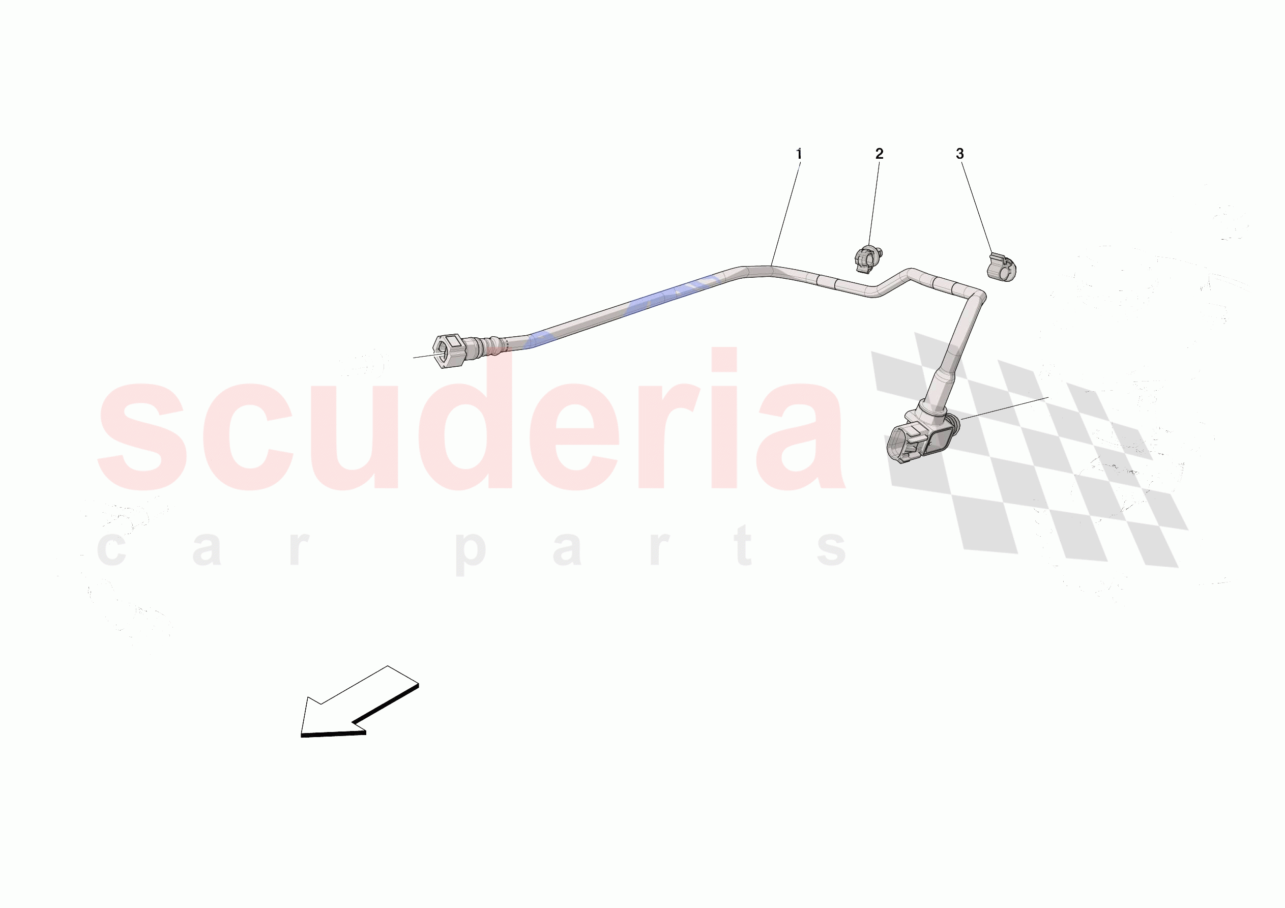 SERVO BRAKE PIPES of Ferrari Ferrari Roma Spider Europe