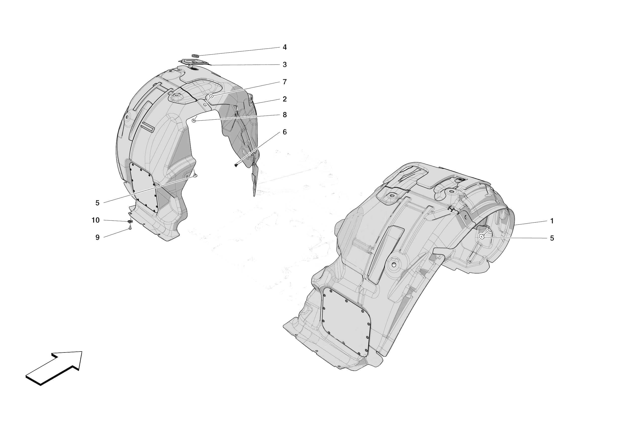 REAR WHEELHOUSE of Ferrari Ferrari Roma Spider Europe