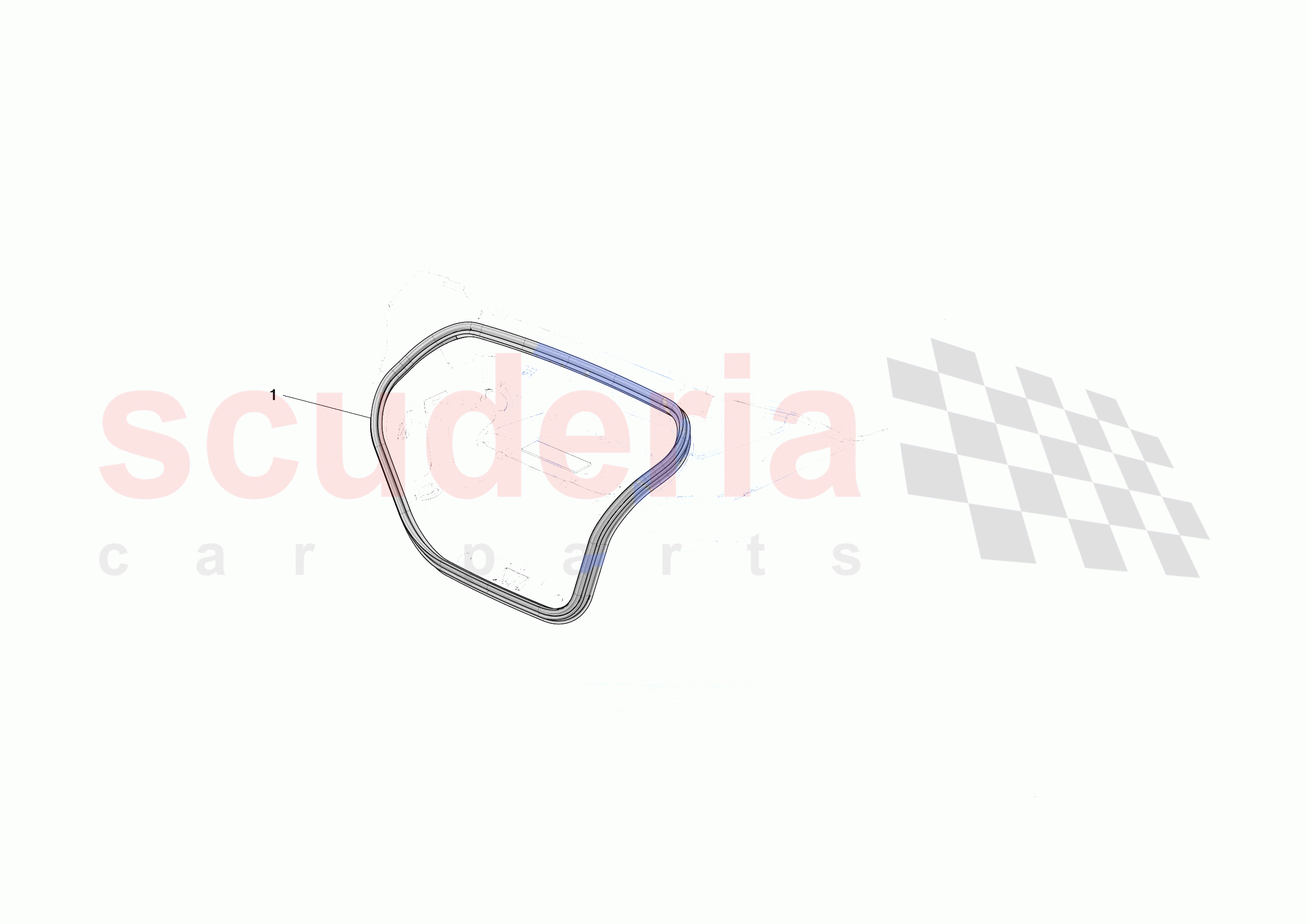 REAR LID SEALS of Ferrari Ferrari Roma Spider Europe RH